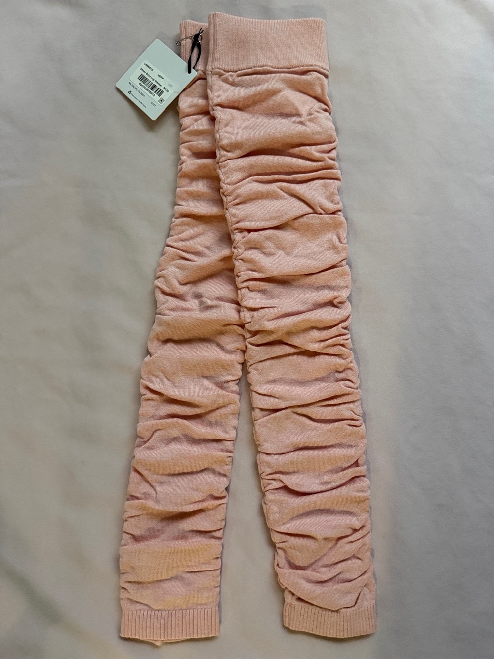lululemon athletica Ruched Leg Warmers - Light Pink Sheer Bliss Leg Warmer